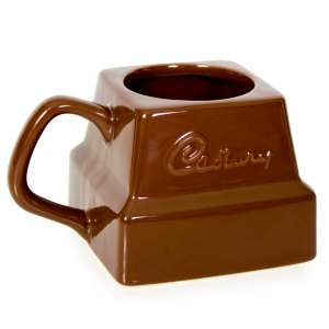 Un mug carré de chocolat